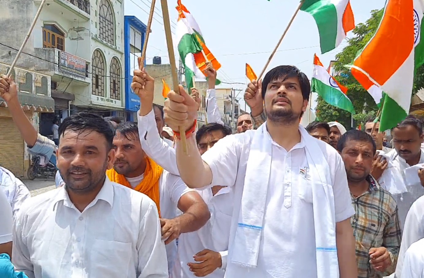 Kaithal Tiranga Yatra: बीजेपी तिरंगा यात्रा में शामिल हुए प्रदेश अध्यक्ष ओपी धनखड़