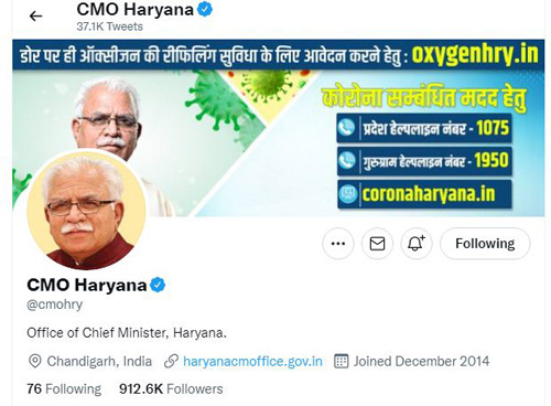 CM Twitter Handle Help Public सीएम ट्विटर हैंडल लगातार आम जन का मददगार साबित हो रहा