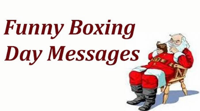 Funny Boxing Day Messages 2021