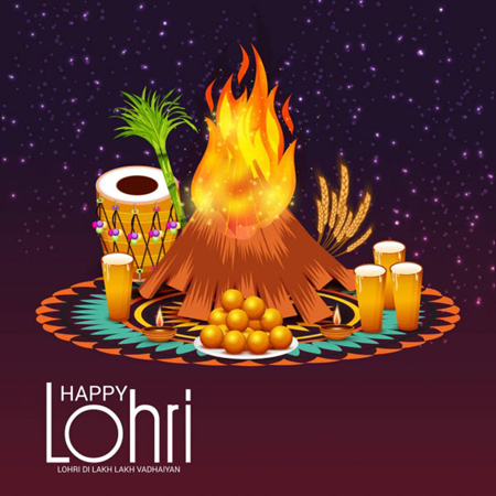 Happy Lohri 2022 Wishes Messages लोहड़ी 2022 की हार्दिक शुभकामना संदेश