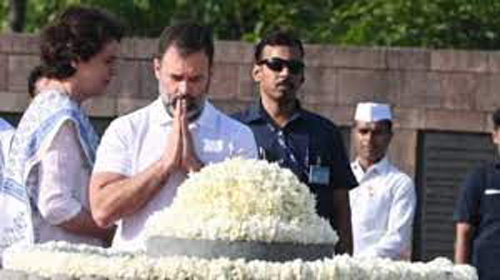 32nd death anniversary of Rajiv Gandhi : पापा, आप मेरे साथ ही हैं, एक प्रेरणा के रूप में, यादों में, सदा : राहुल गांधी