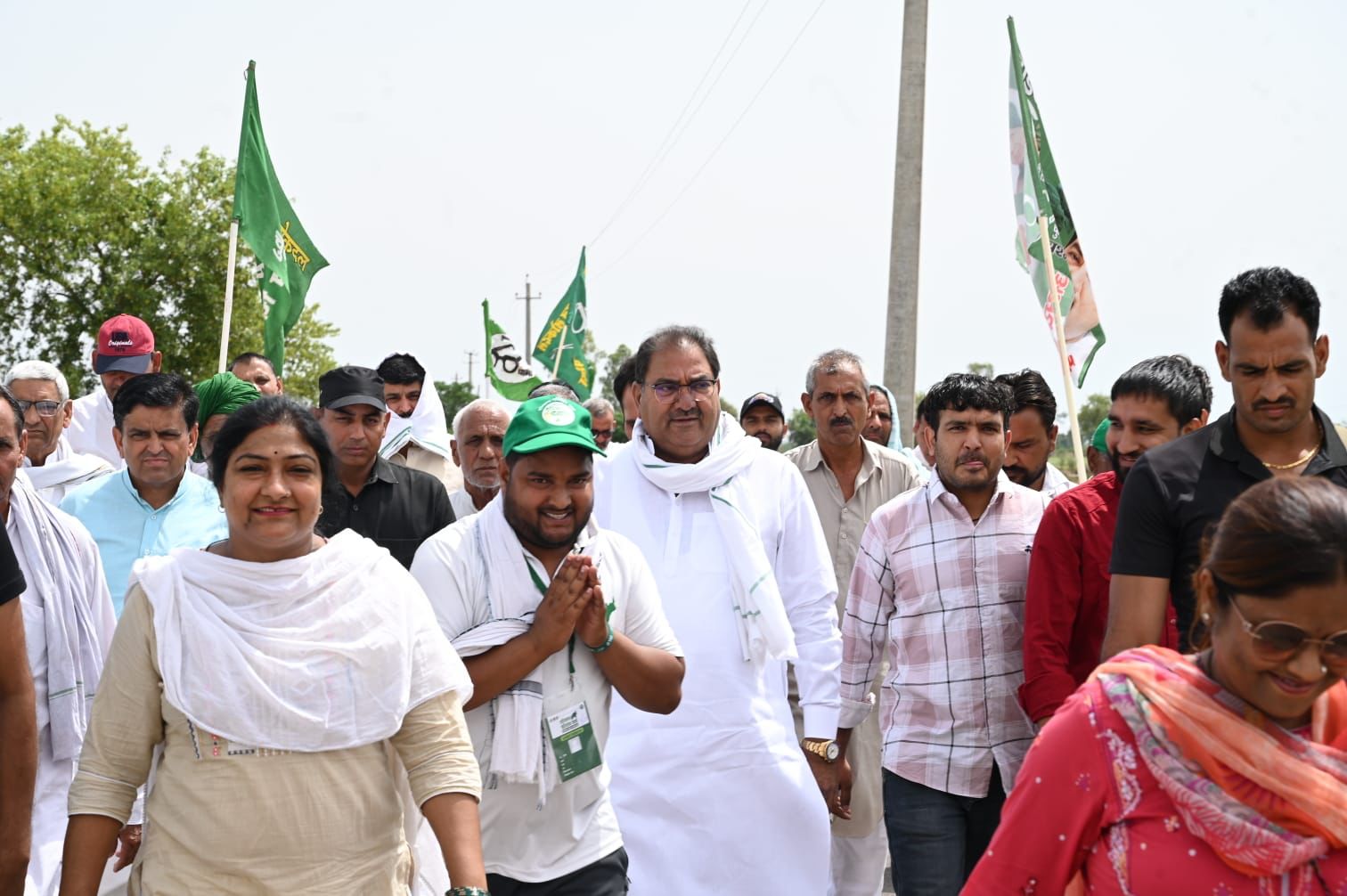 Inld Parivartan Padyatra: गठबंधन सरकार ने लोगों से धोखाधड़ी की : अभय चौटाला