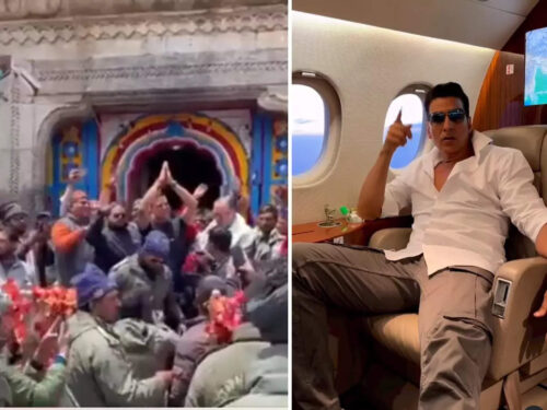 Akshay Kumar Visits Kedarnath:  अक्षय कुमार भारी सिक्योरिटी के बीच केदारनाथ धाम पहुंचे