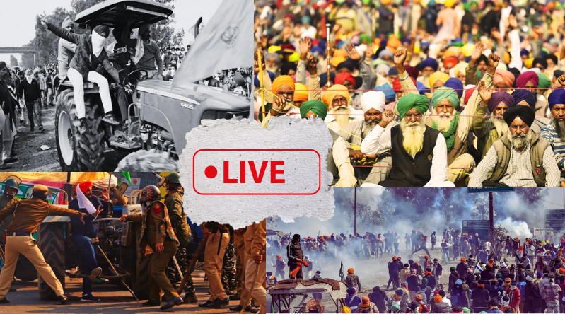 Farmers Delhi March Live