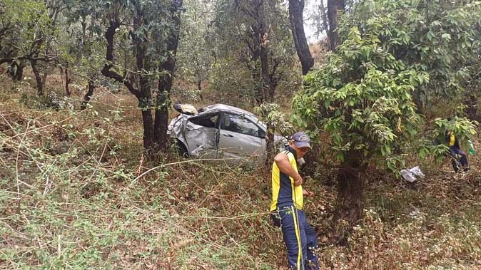 Mussoorie Accident News : 500 मीटर खाई में गिरी कार, हरियाणा के तीन दोस्तों की मौत