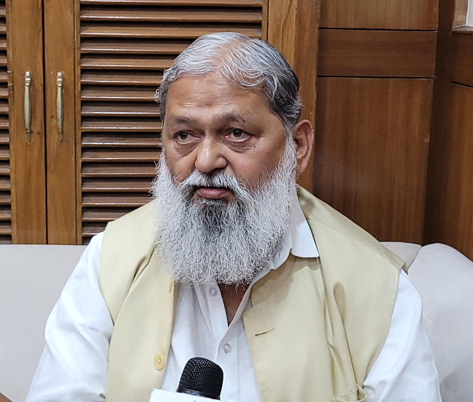 Anil Vij’s Statement : लोगों ने अपना मन बनाया हुआ कि “इस बार 400 पार” :  अनिल विज