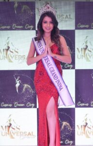 Miss Universal Grand India Sanskriti Tiwari 