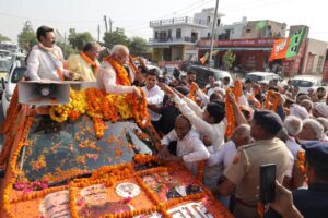 Manohar Lal's Election Rath Yatra