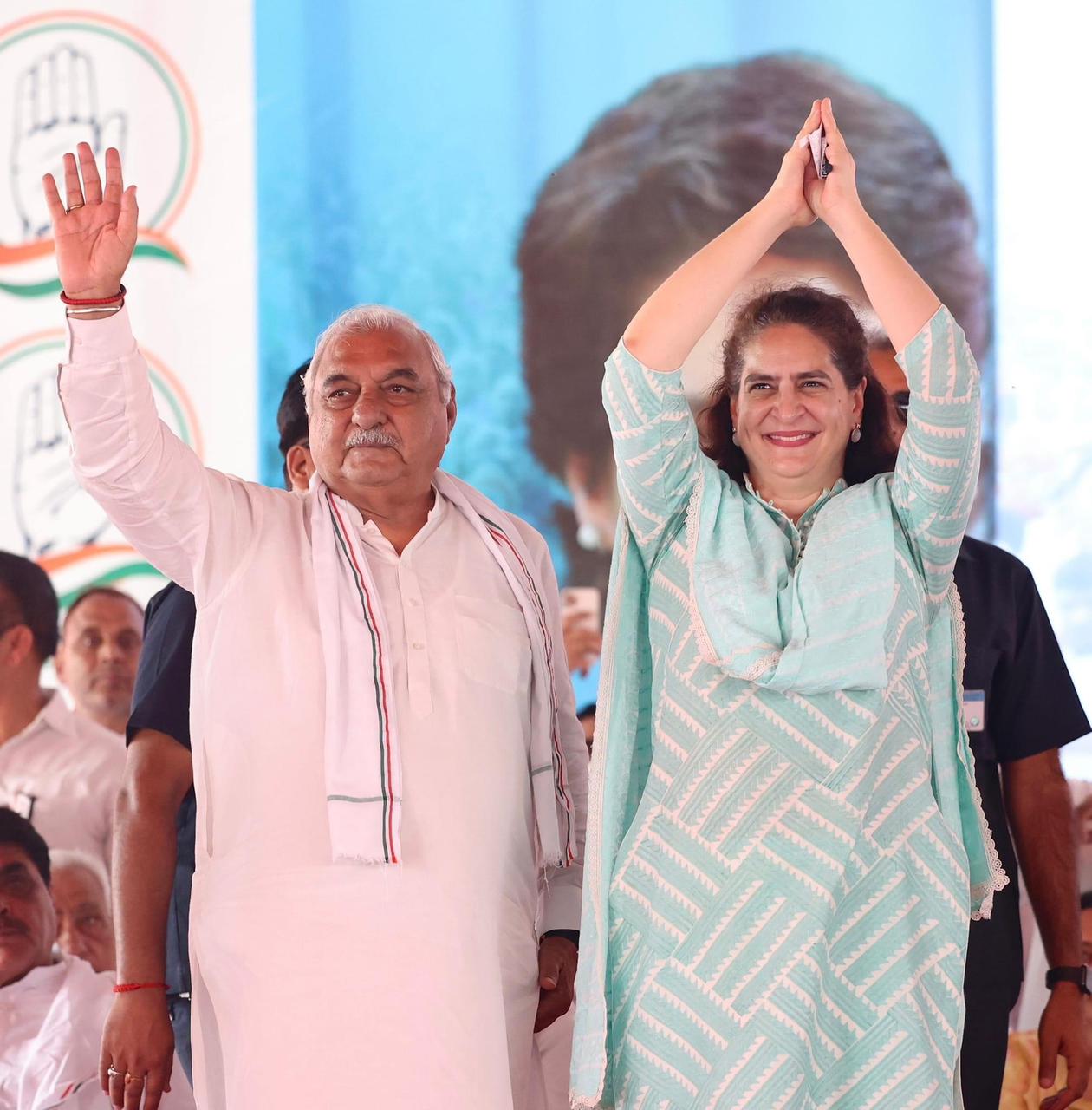 Priyanka Gandhi In Panipat Rally : महाभारत की धरती हरियाणा में होगी बीजेपी के अन्याय पर न्याय की जीत : प्रियंका गांधी