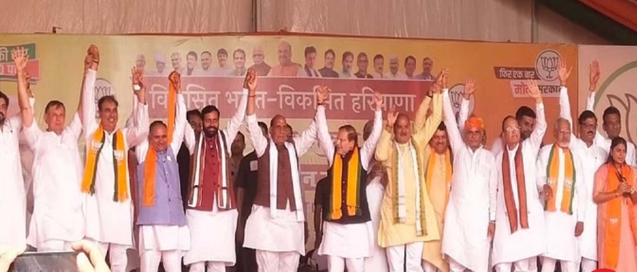 Rajnath Singh in Rohtak : 2027 तक देश महाशक्ति बन जाएगा : राजनाथ सिंह