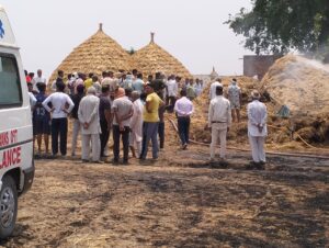 Farmer Dies Due To Scorching 