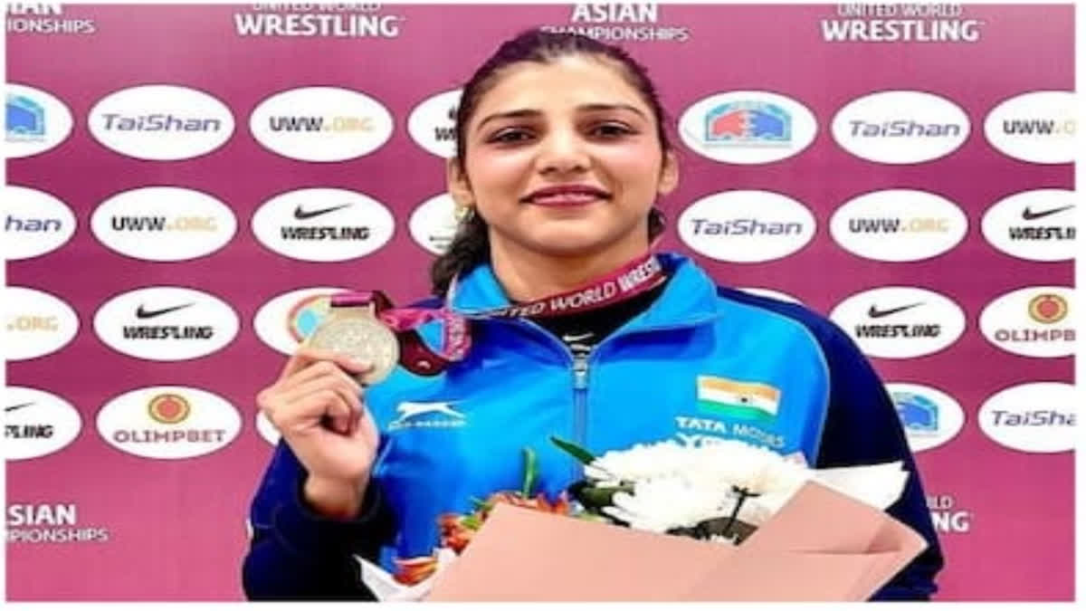 Paris olympics Nisha Dahiya : पानीपत की पहलवान निशा दहिया पेरिस ओलंपिक के क्वार्टर फाइनल में पहुंची