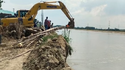 Western Yamuna Canal: करनाल में यमुना नहर का तट टूटा, बाढ़ का खतरा टला