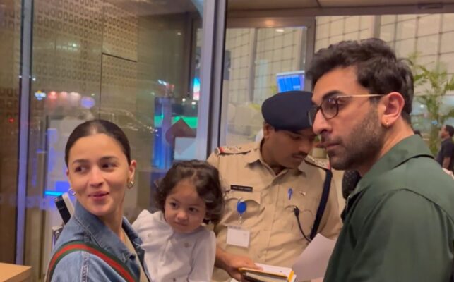 Ranbir-Alia at Mumbai Airport