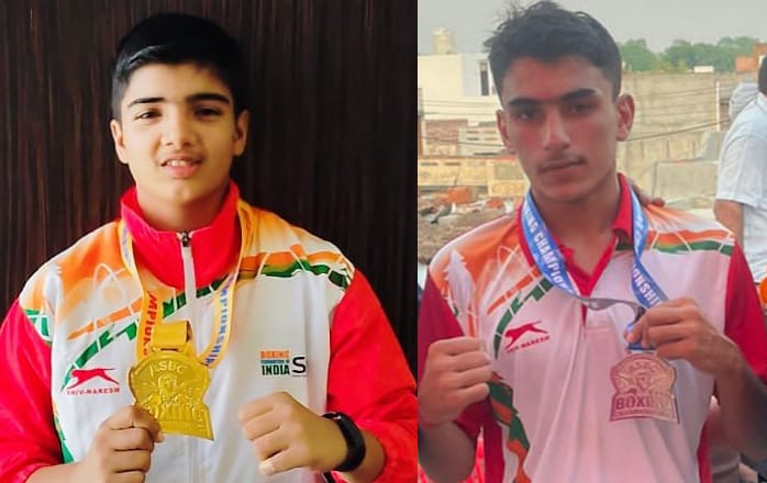 Junior Asian Boxing Championship : दुबई में आयोजित जूनियर एशियन मुक्केबाजी चैंपियनशिप में छाए गांव बड़ेसरा के राखी और रवीन 