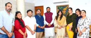 Ekta Kapoor Met CM Nayab Saini 