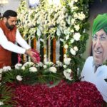 CM Saini Paid Tribute To OP Chautala