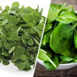 Spinach and Fenugreek Leaves